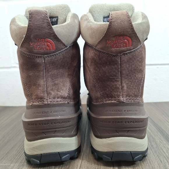 The North Face Chilkat Mens Brown Waterproof Insulated Snow Boots Size 13 AWMC main image 9